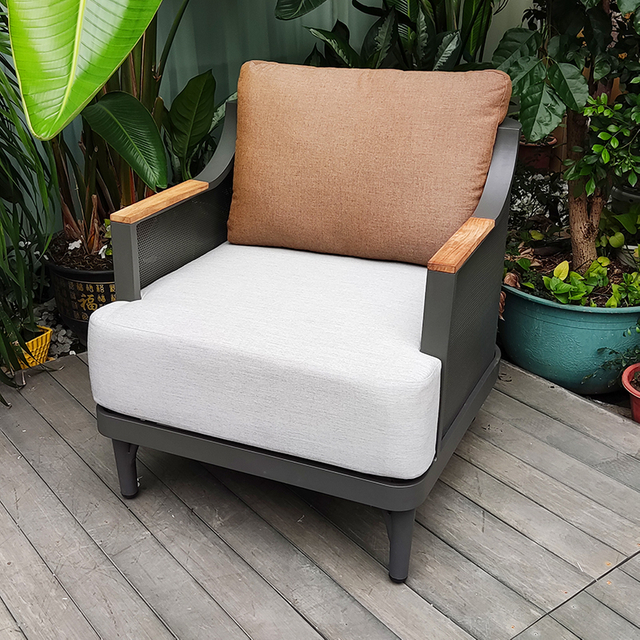 Комерційний індивідуальний диван-патіо з алюмінієвого сплаву